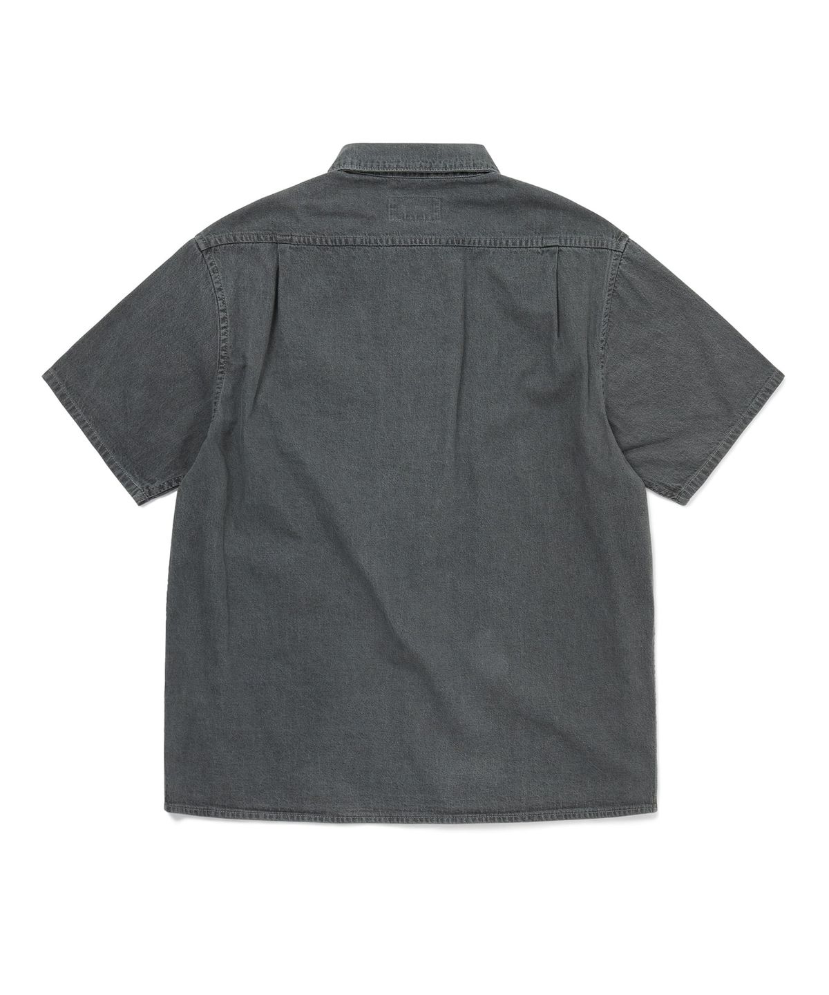 디스이즈네버댓(THISISNEVERTHAT) Washed Denim S/S Shirt Dusty Grey