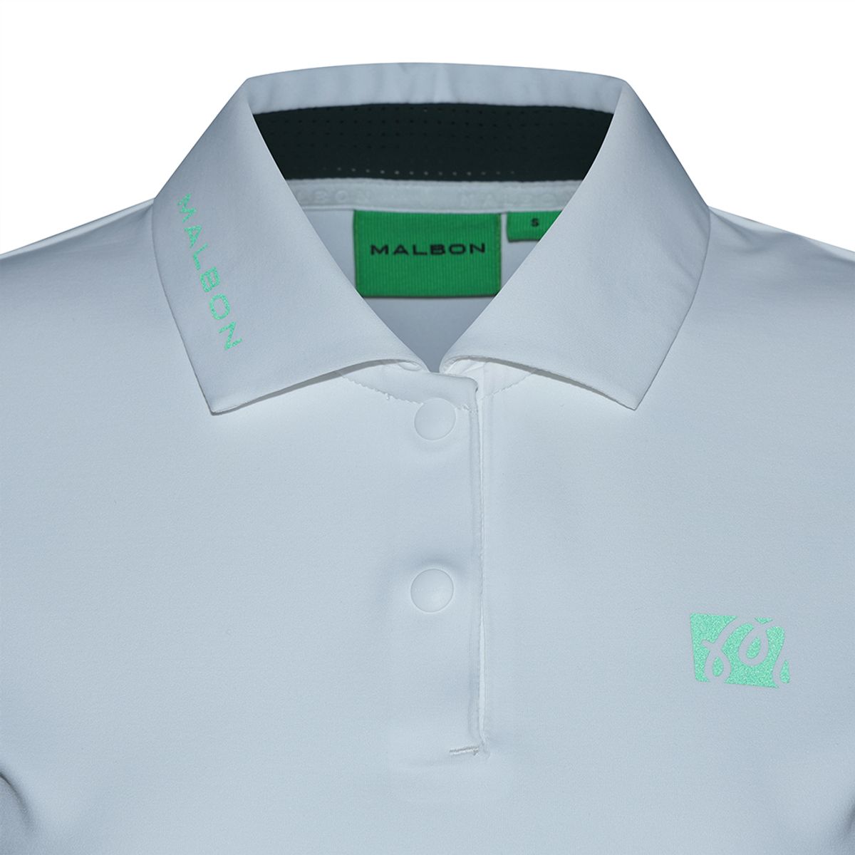 말본 골프(MALBON GOLF) 하이브리드 폴로 티셔츠 WHITE (WOMAN)