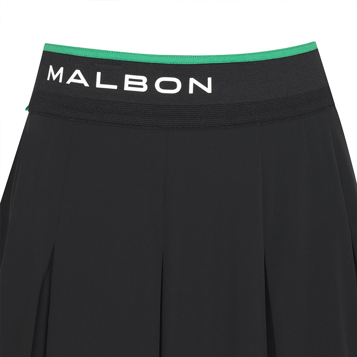 말본 골프(MALBON GOLF) 퍼포먼스 와이드 주름 스커트 BLACK (WOMAN)