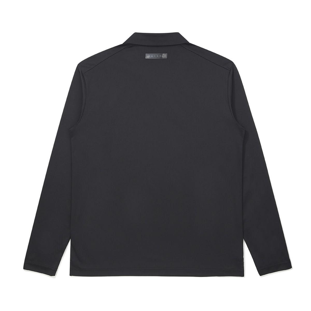 말본 골프(MALBON GOLF) 테크 긴팔 폴로 티셔츠 BLACK (MAN)