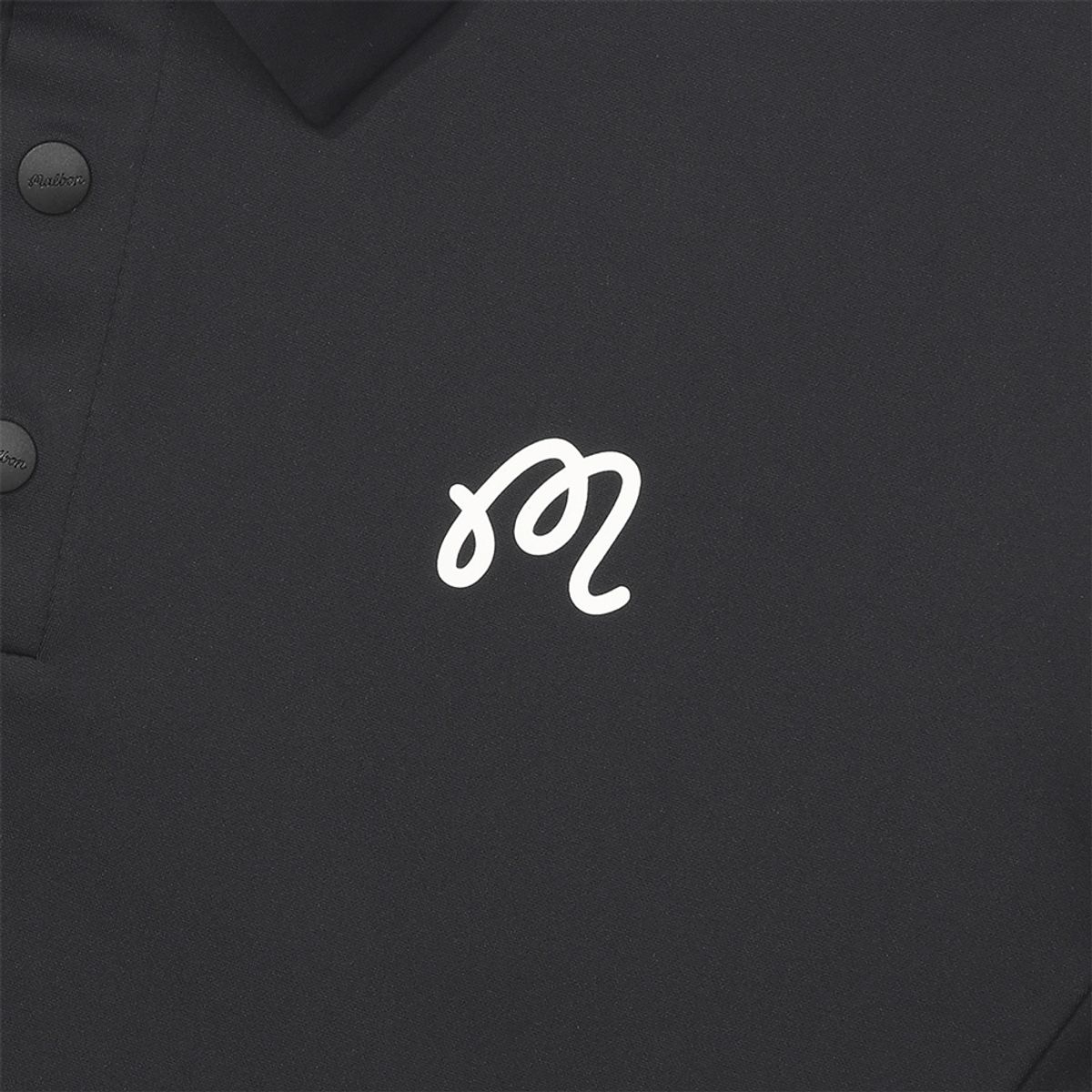 말본 골프(MALBON GOLF) 테크 긴팔 폴로 티셔츠 BLACK (MAN)