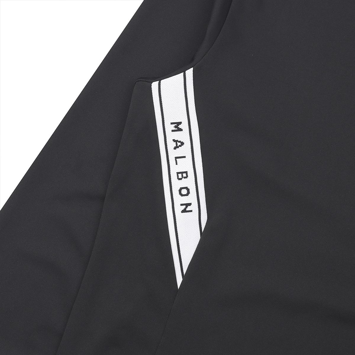 말본 골프(MALBON GOLF) 테크 긴팔 폴로 티셔츠 BLACK (MAN)
