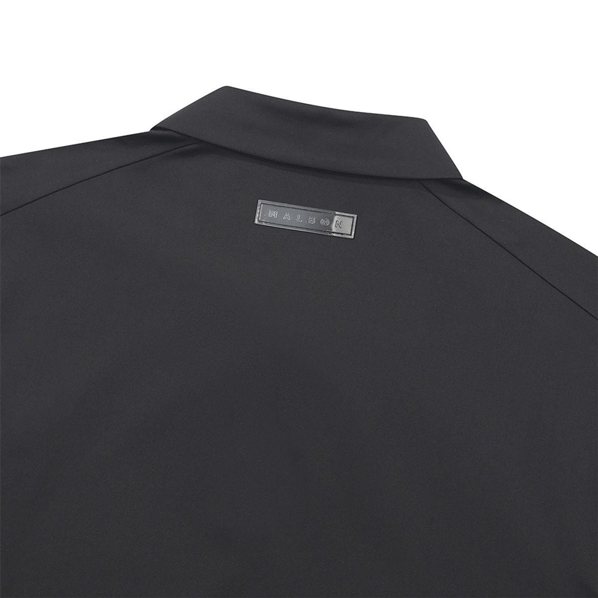 말본 골프(MALBON GOLF) 테크 긴팔 폴로 티셔츠 BLACK (MAN)