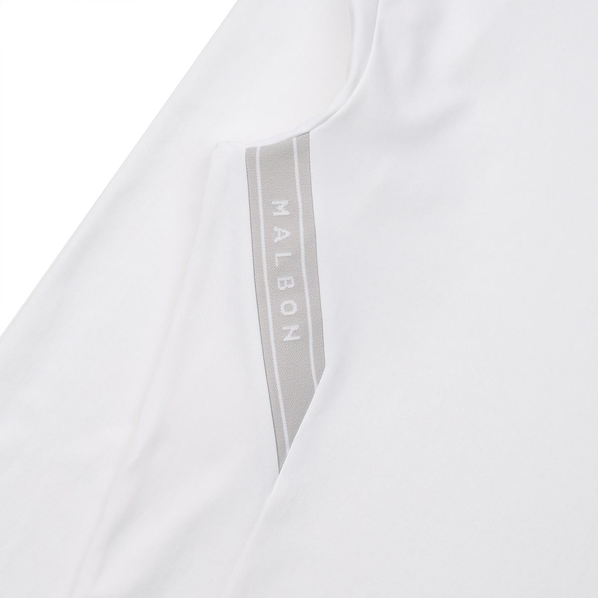 말본 골프(MALBON GOLF) 원포인트 테크 긴팔 티셔츠 OFF WHITE (MAN)