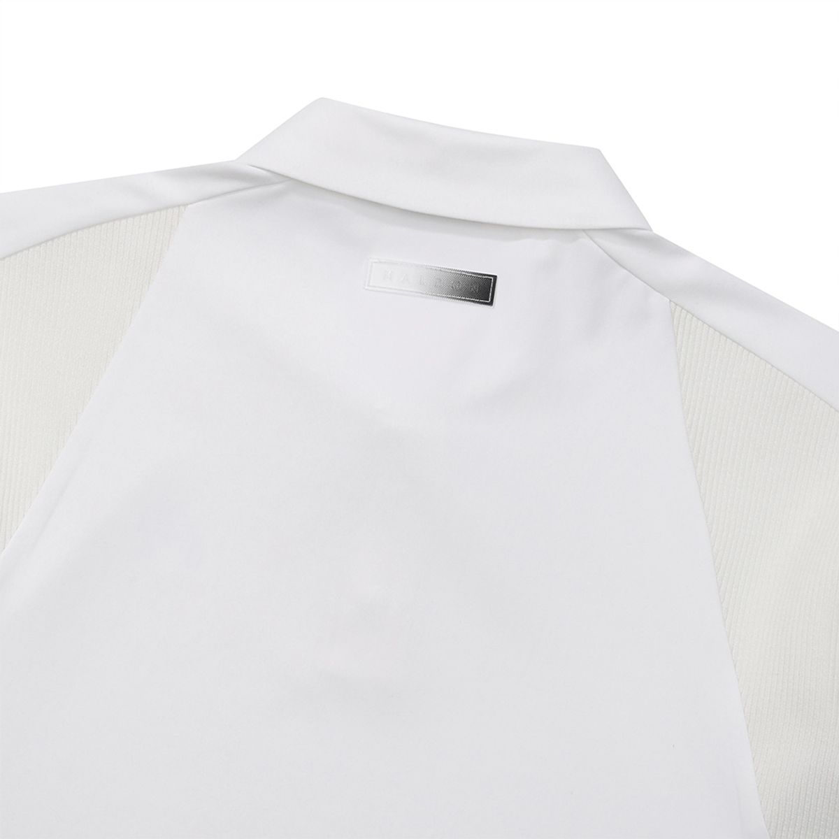 말본 골프(MALBON GOLF) 원포인트 테크 긴팔 티셔츠 OFF WHITE (MAN)