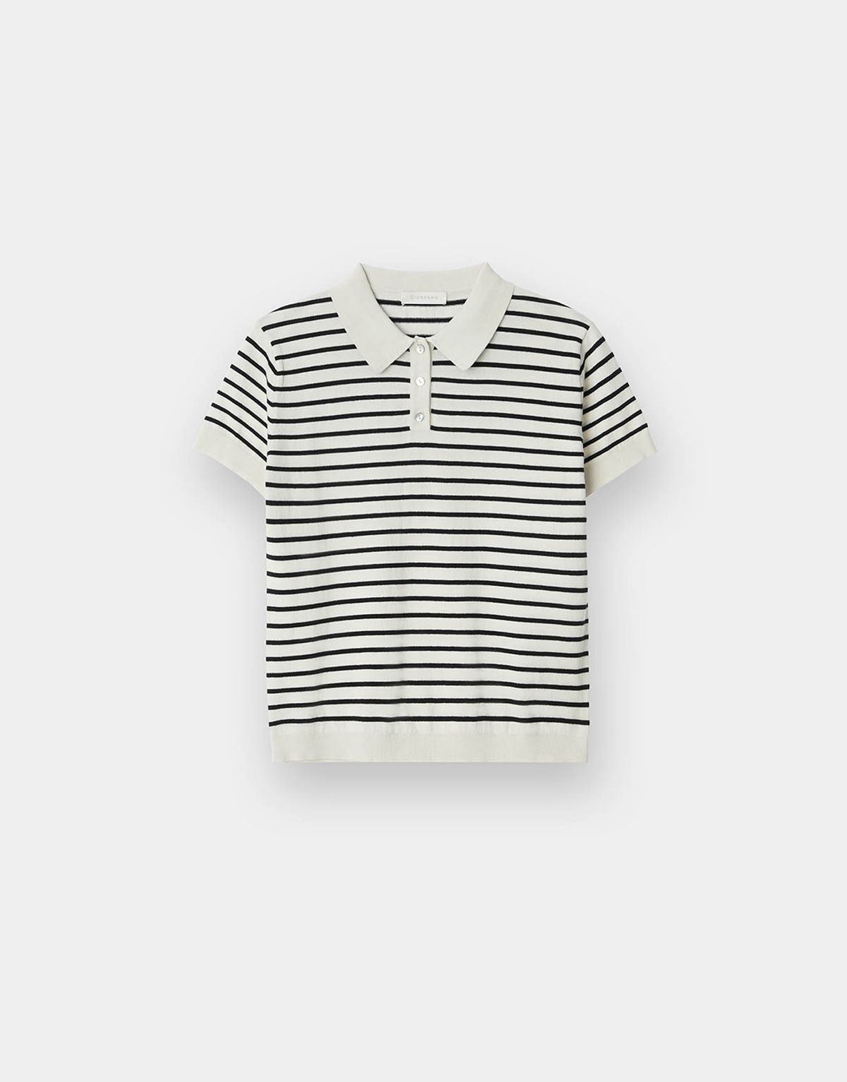 지오다노(GIORDANO) 스트라이프 폴로넥 반팔 니트 스웨터(12GG) 356524 [3color]