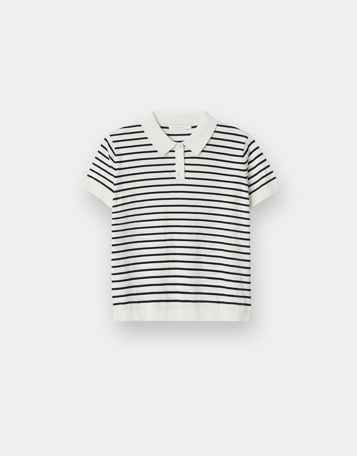 지오다노(GIORDANO) 스트라이프 폴로넥 반팔 니트 스웨터(12GG) 356524 [3color]
