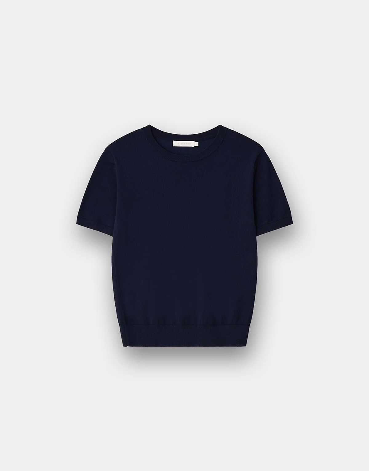 지오다노(GIORDANO) 코튼 크루넥 반팔 니트 스웨터(12GG) 356523 [4color]
