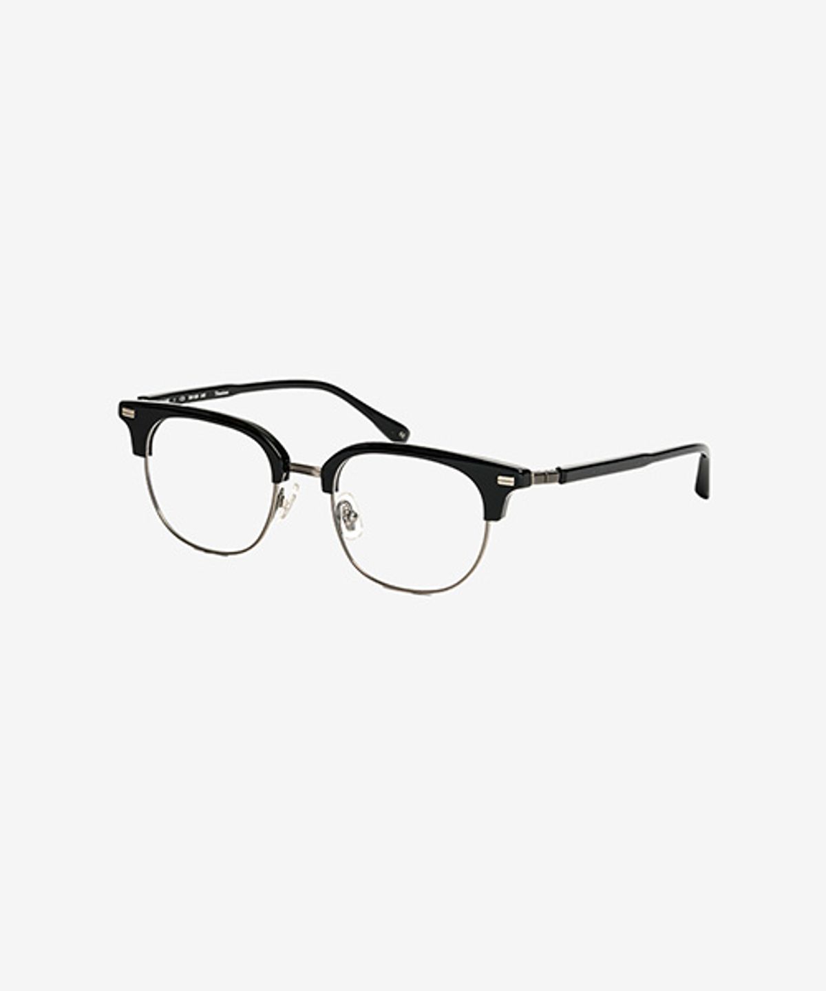 테츠오 아이웨어(TETSUO EYEWEAR) MARK(마크) 안경테 C2 BLACK&GRAY