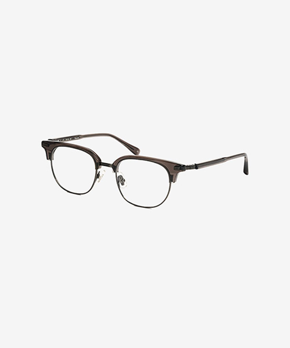 테츠오 아이웨어(TETSUO EYEWEAR) MARK(마크) 안경테 C3 DARKGRAY&GUN