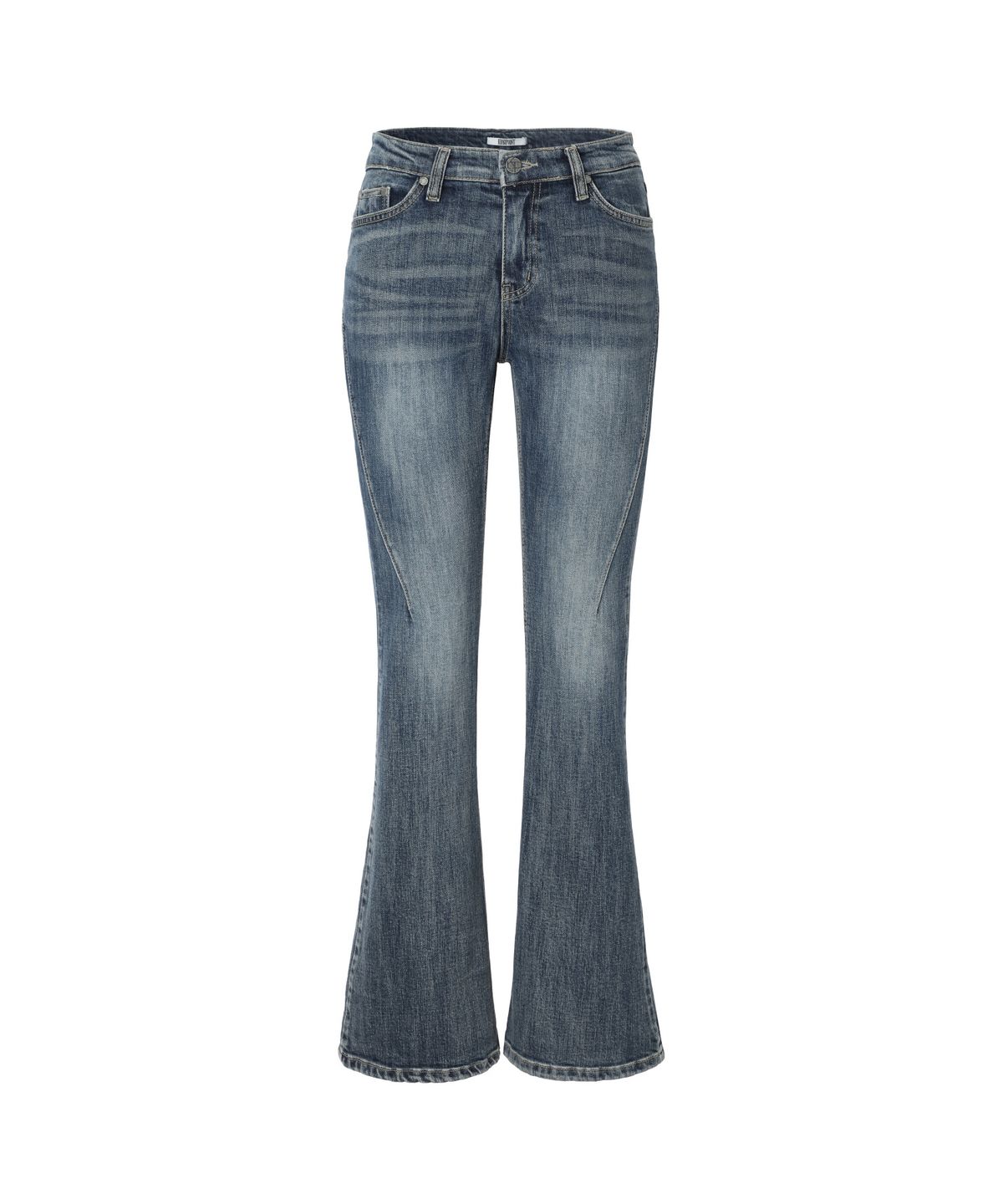 카키포인트(KHAKIPOINT) Cutline Bootcut Jeans (blue)