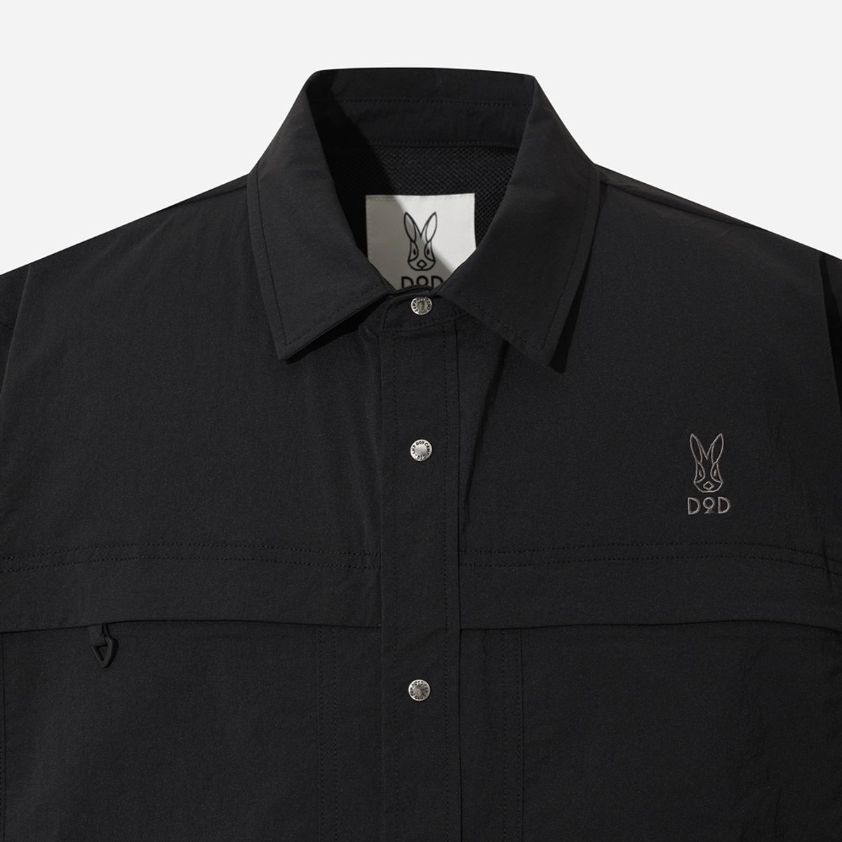 디오디(DOD) 스루스루 반팔 셔츠(BLACK)