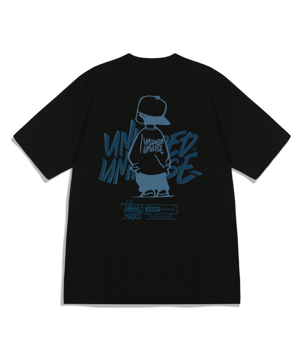 언탭트 스튜디오(UNTAPPED STUDIO) Urban Youth 퓨어 코튼 오버핏 반팔 티셔츠 8COLOR