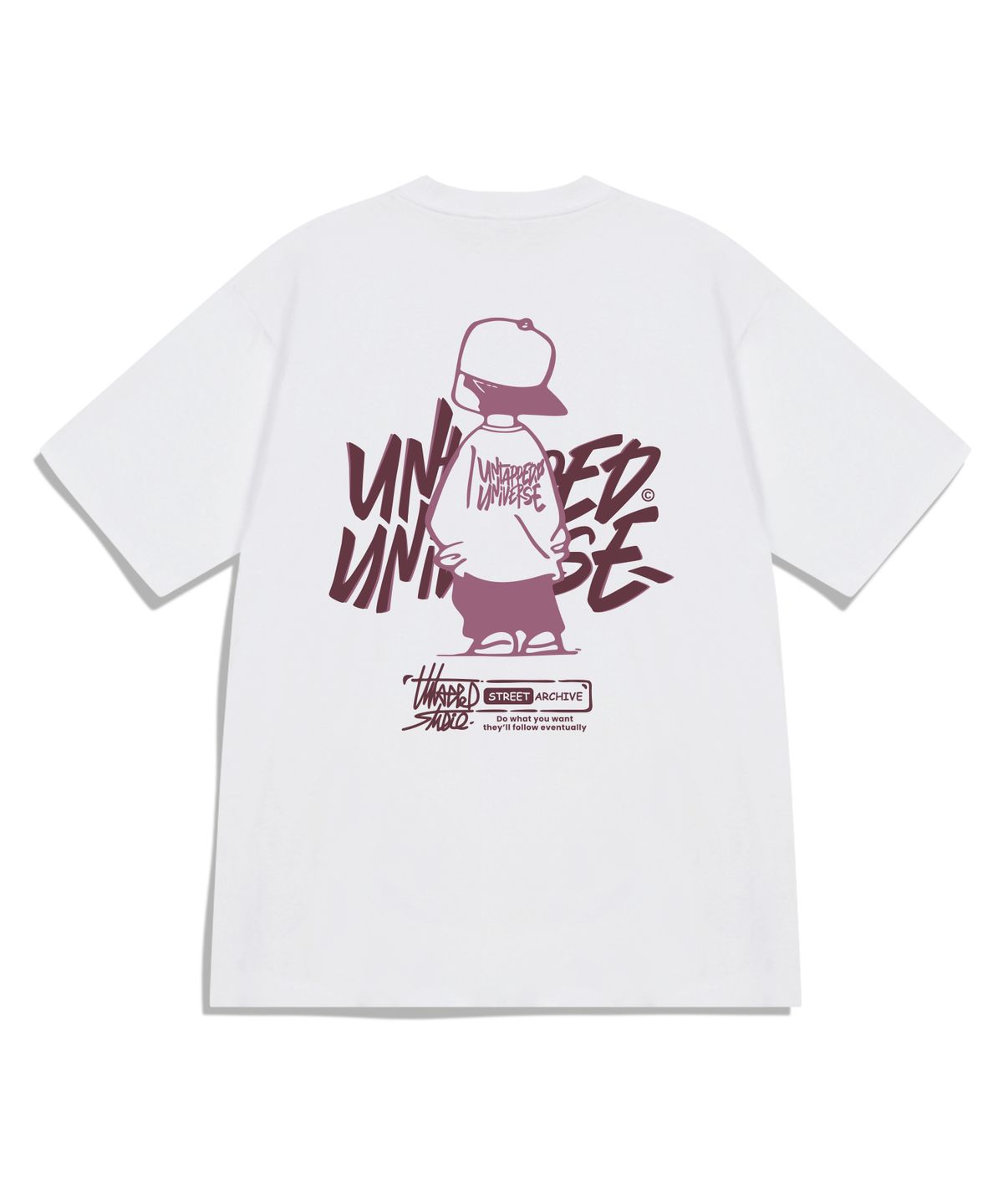 언탭트 스튜디오(UNTAPPED STUDIO) Urban Youth 퓨어 코튼 오버핏 반팔 티셔츠 8COLOR