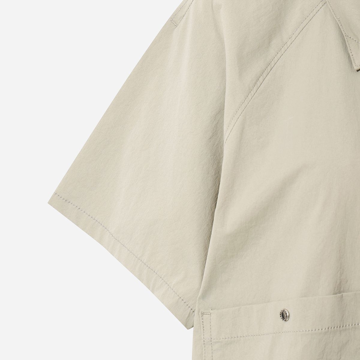 디오디(DOD) 여성) 스루스루 반팔 셔츠(BEIGE)