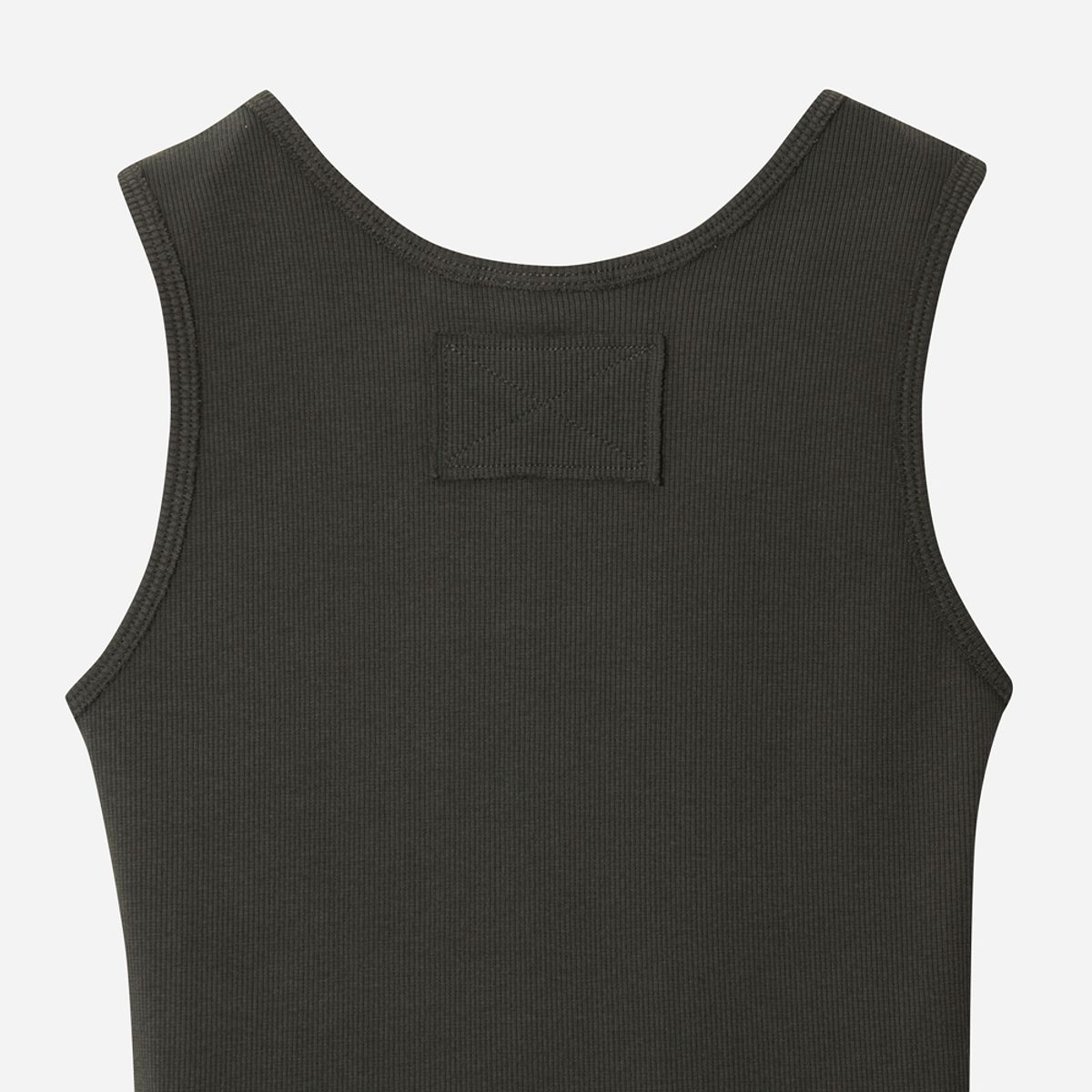 디오디(DOD) 여성) 골지 슬리브리스 티셔츠(BROWN)