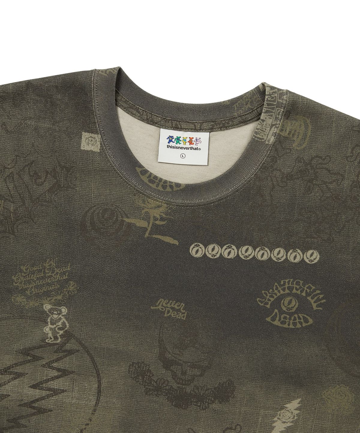디스이즈네버댓(THISISNEVERTHAT) GD Iconography Tee Olive