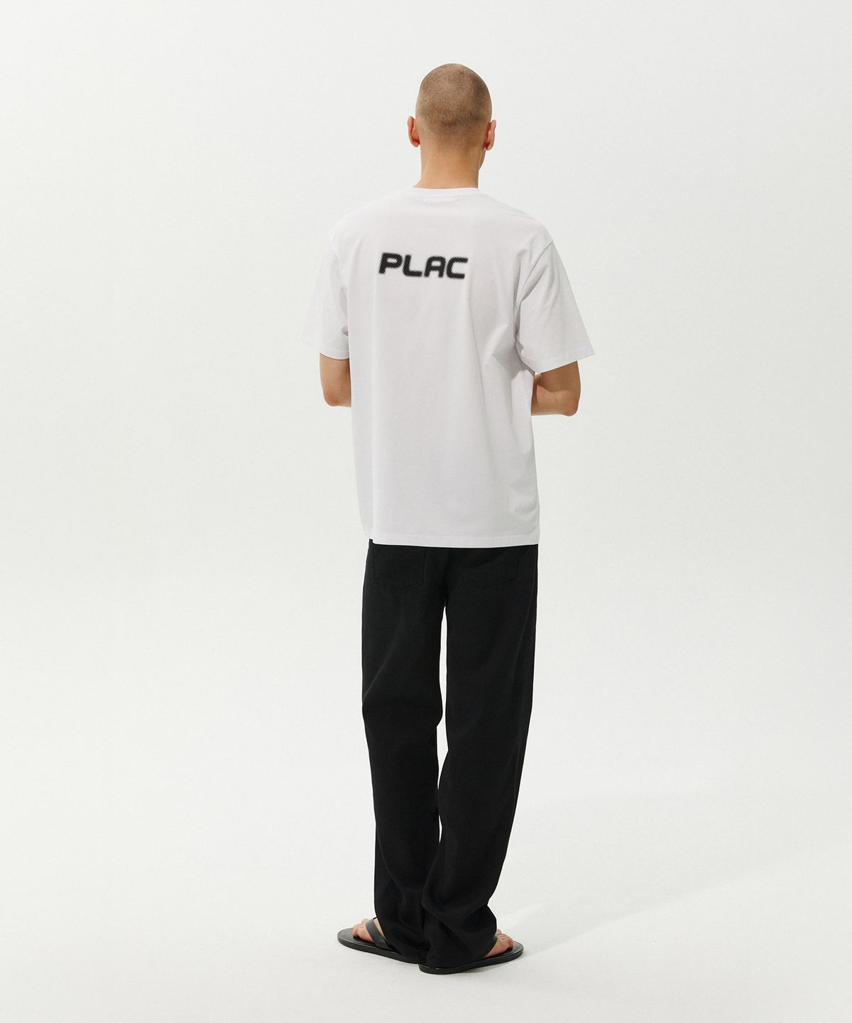 플랙(PLAC) 스트레이트 데님 팬츠 M15 블랙