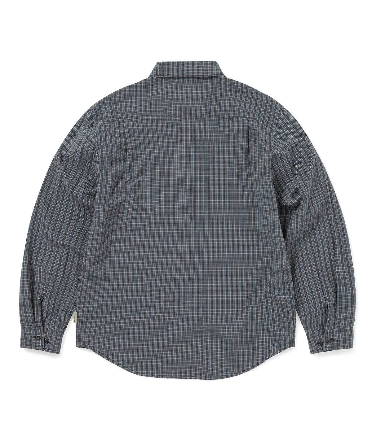 디스이즈네버댓(THISISNEVERTHAT) GD Lightning Bear Check Shirt Off Black