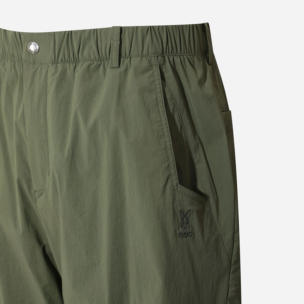 디오디(DOD) 스루스루 세미오버핏 7부 팬츠(KHAKI)