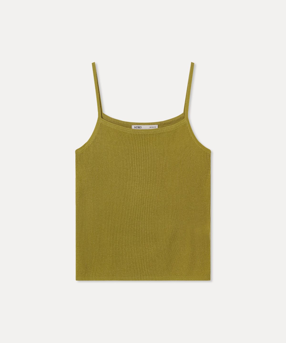 미쏘(MIXXO) [에센셜] 린넨 골지 나시 니트_MIWKAG510T