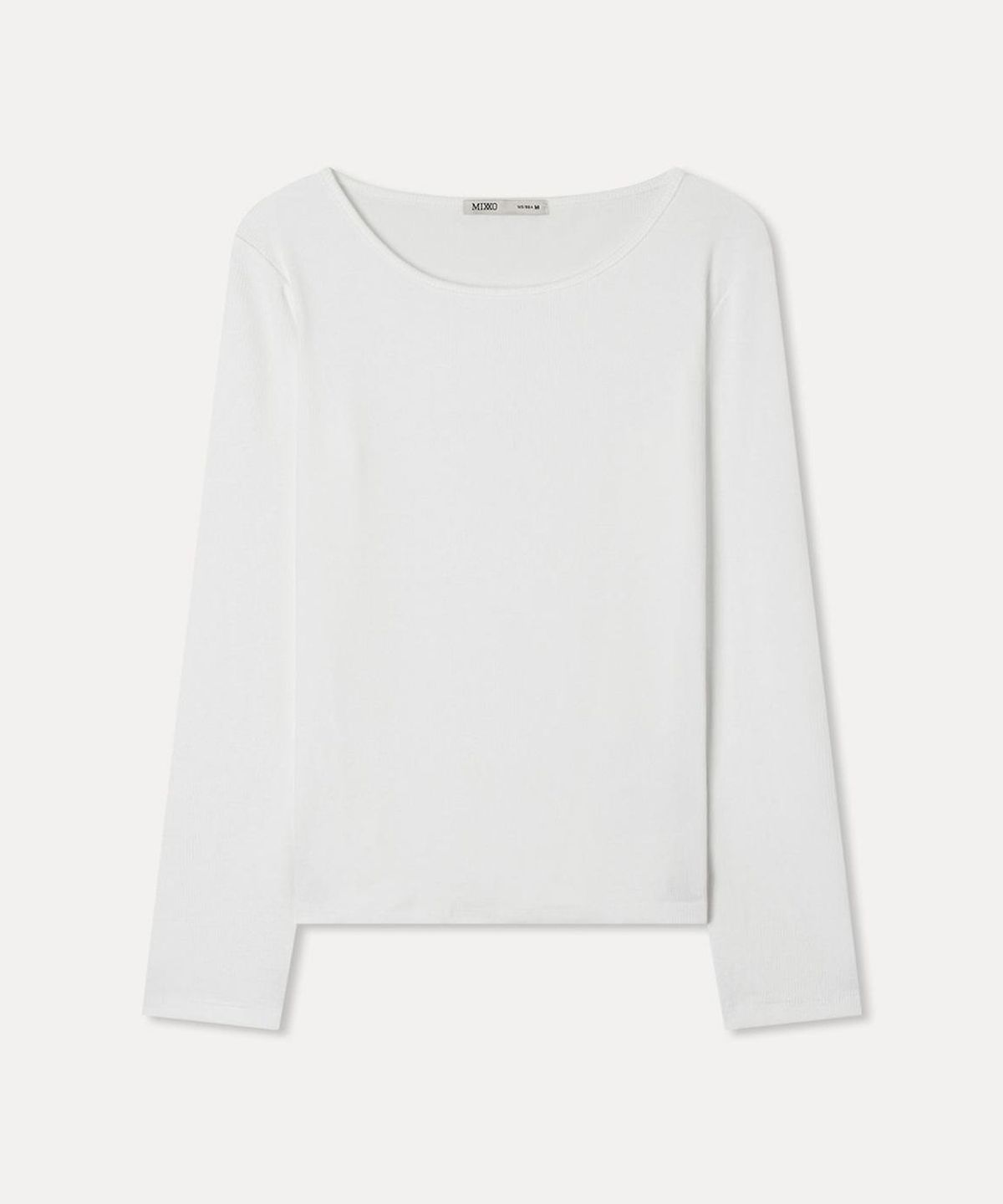 미쏘(MIXXO) 베이직 골지 티셔츠_MIWLWG91QA