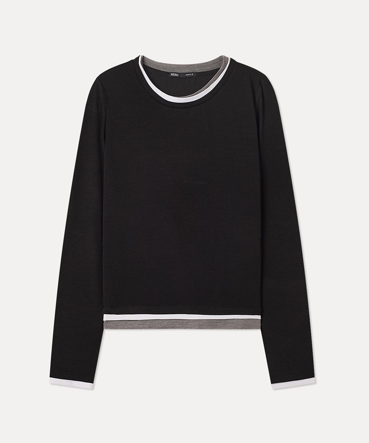 미쏘(MIXXO) 레이어드 긴팔 티셔츠_MIWLWG419A
