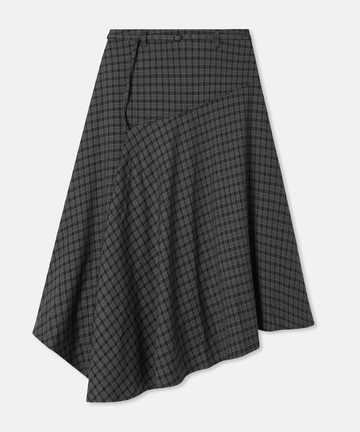 미쏘(MIXXO) 언발 미디 스커트 RE WHG316B_MIWWHG51QB