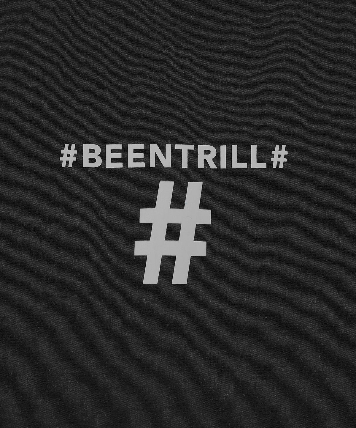 빈트릴(BEENTRILL) 우먼스 에센셜 로고 우븐 피스테 롱슬리브(블랙)