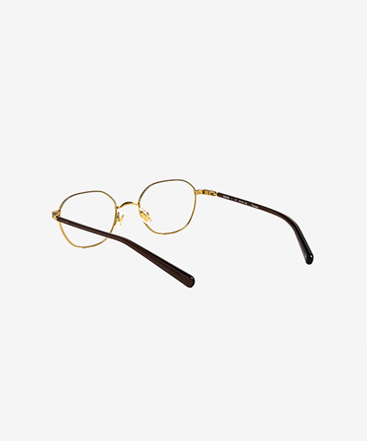 테츠오 아이웨어(TETSUO EYEWEAR) AMBER(엠버) 안경테 C2 LIGHT GOLD