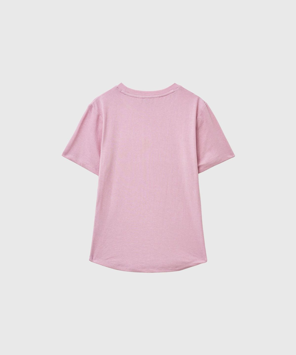 제너럴아이디어(GENERALIDEA) 아세테이트 라운드넥 티셔츠 [PINK] / GF2LTS509