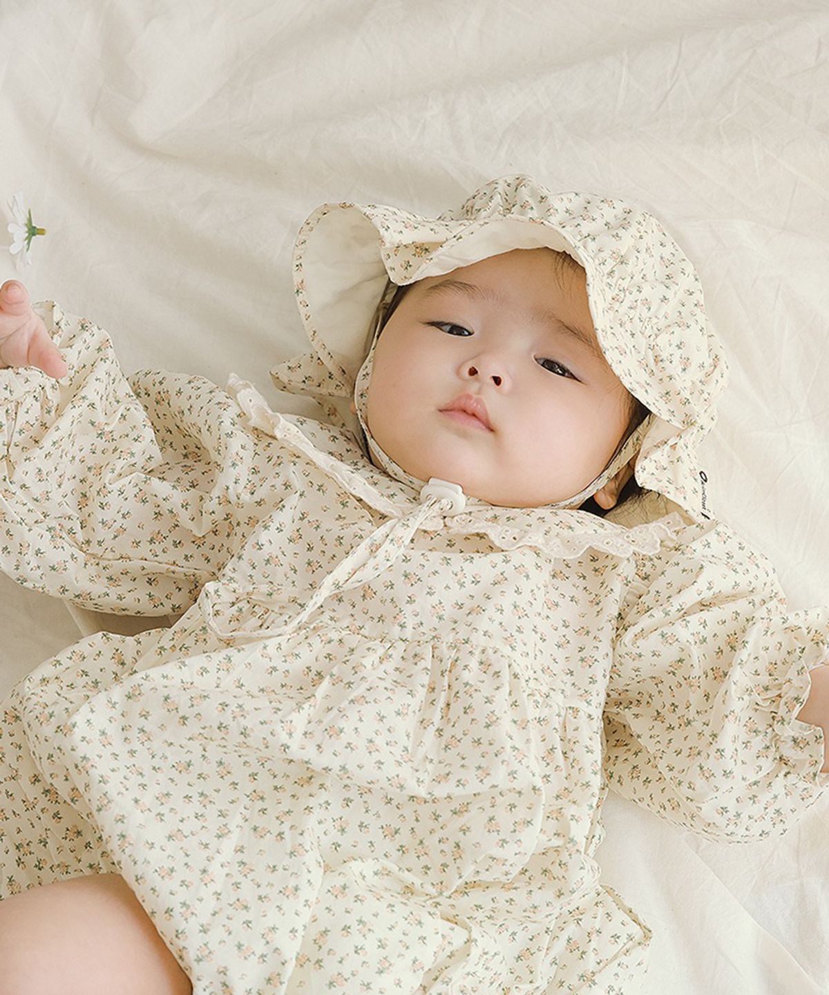 아림클로젯(ARIMCLOSET) 작은 햇살이 귀여운 우리 아가를 닮았죠 - 아기 플라워 바디슈트