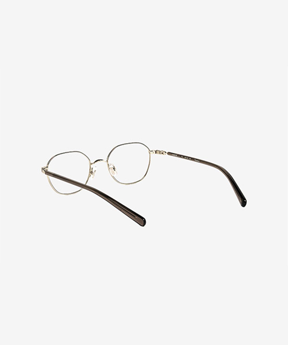 테츠오 아이웨어(TETSUO EYEWEAR) AMBER(엠버) 안경테 C4 GLOSSY SILVER