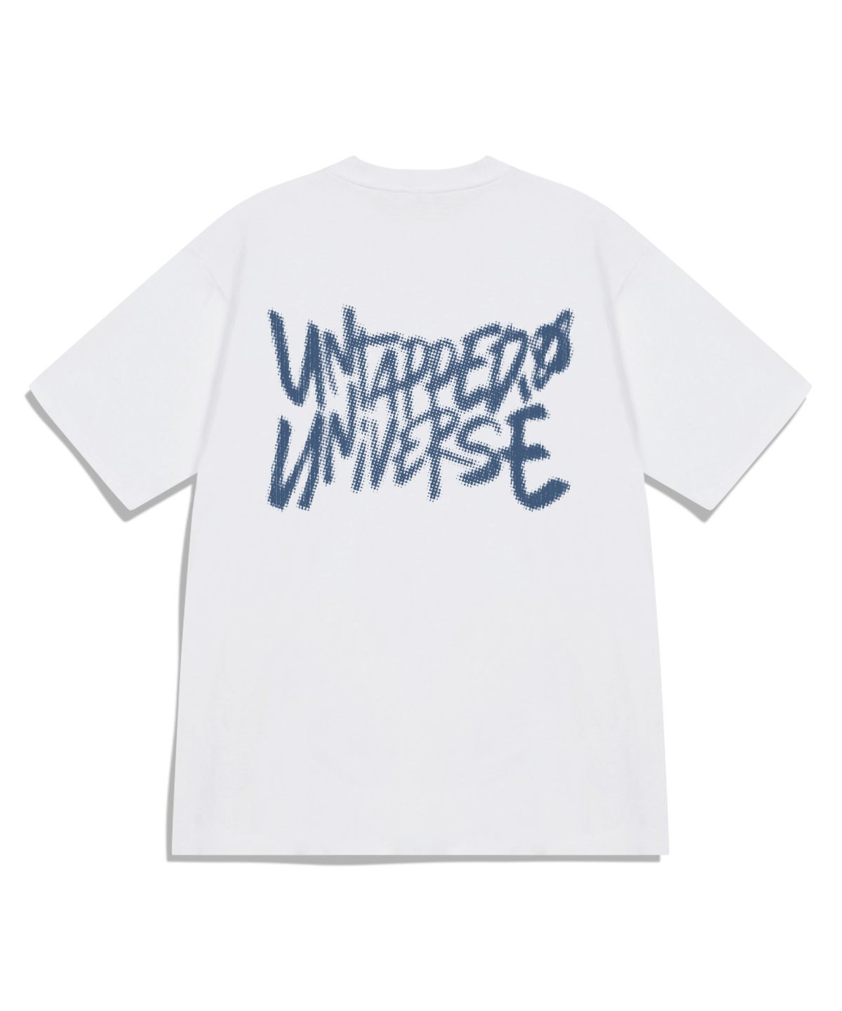 언탭트 스튜디오(UNTAPPED STUDIO) 유니버스 도트 노이즈 오버핏 반팔 티셔츠 4COLOR