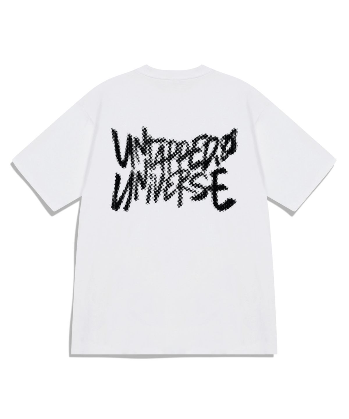 언탭트 스튜디오(UNTAPPED STUDIO) 유니버스 도트 노이즈 오버핏 반팔 티셔츠 4COLOR