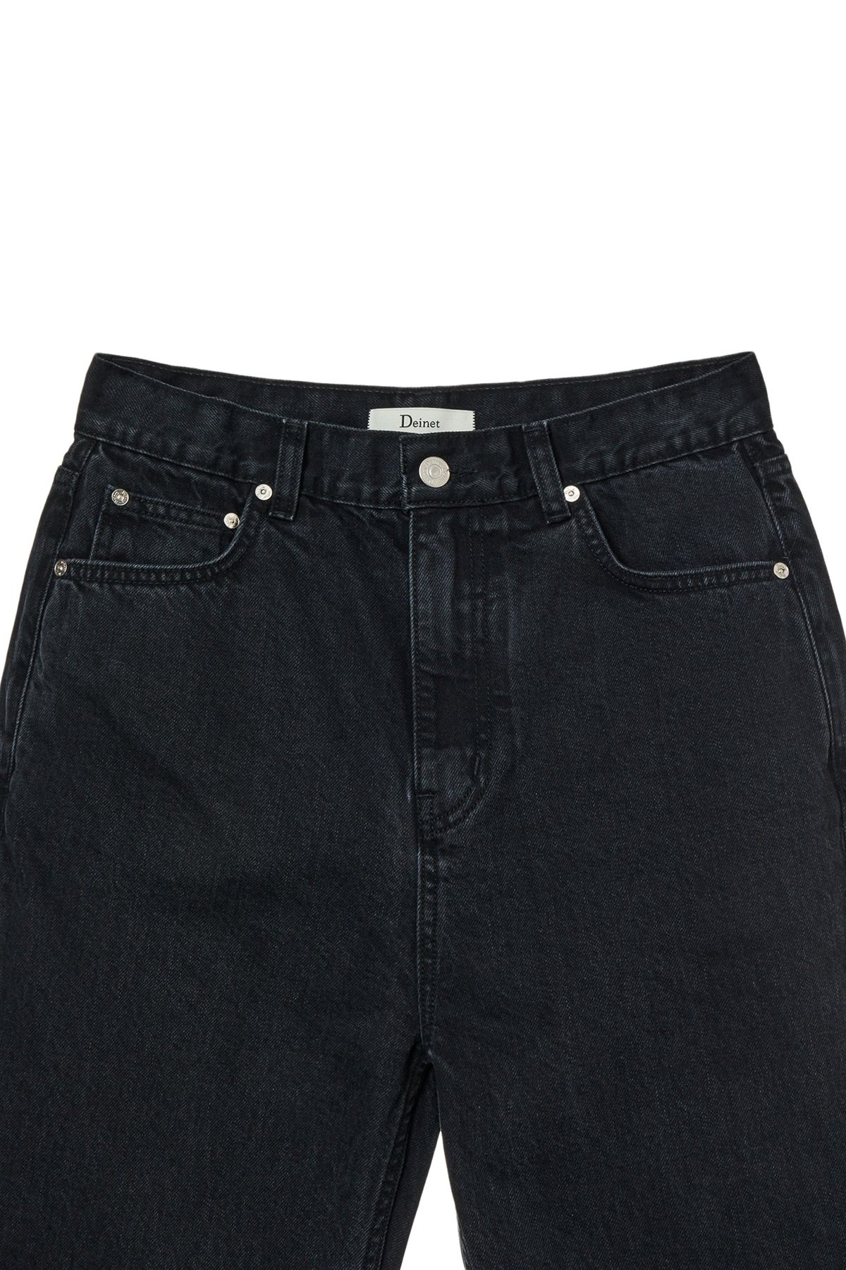 다이닛(DEINET) STRAIGHT DENIM PANTS IN BLACK