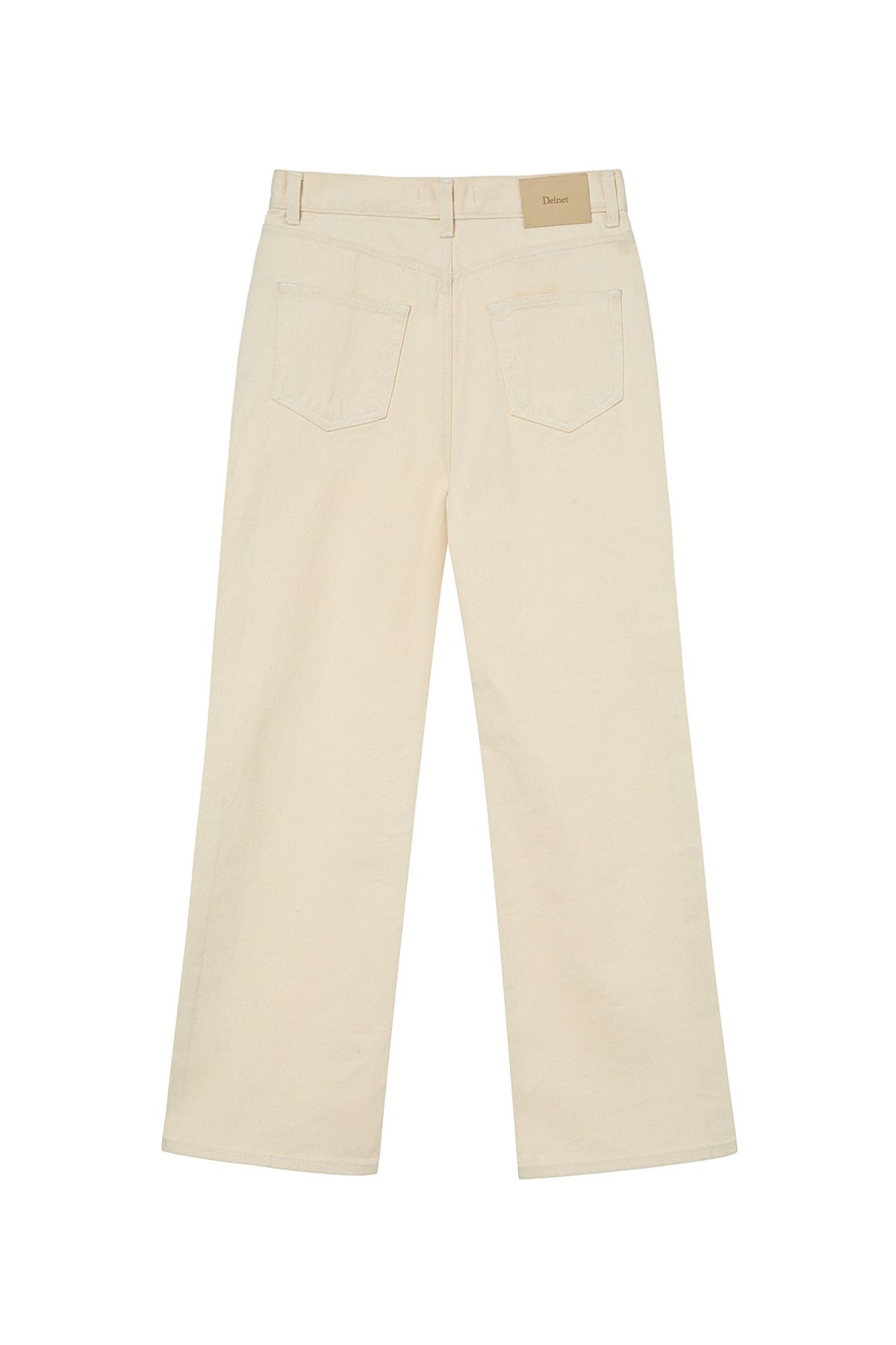 다이닛(DEINET) STRAIGHT DENIM PANTS IN OATMEAL