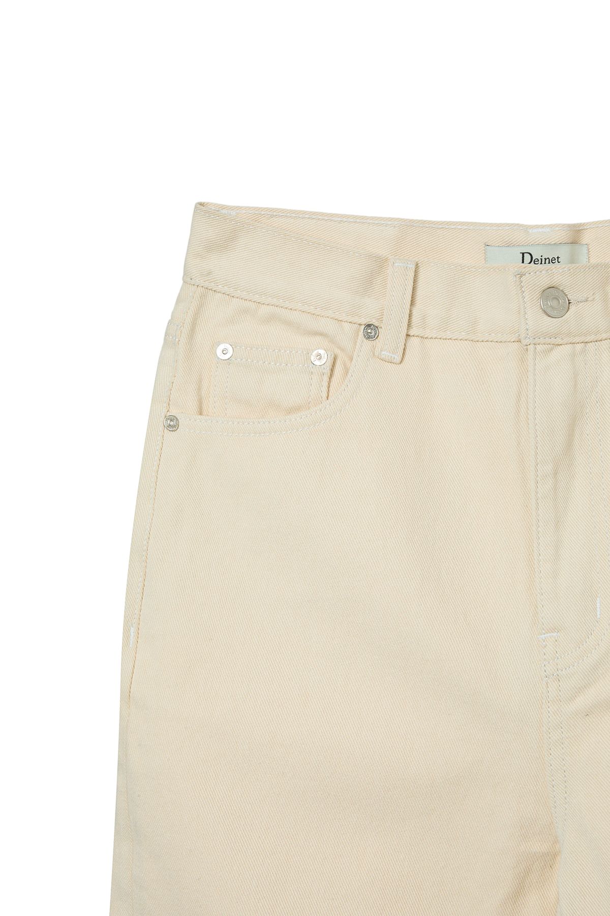 다이닛(DEINET) STRAIGHT DENIM PANTS IN OATMEAL