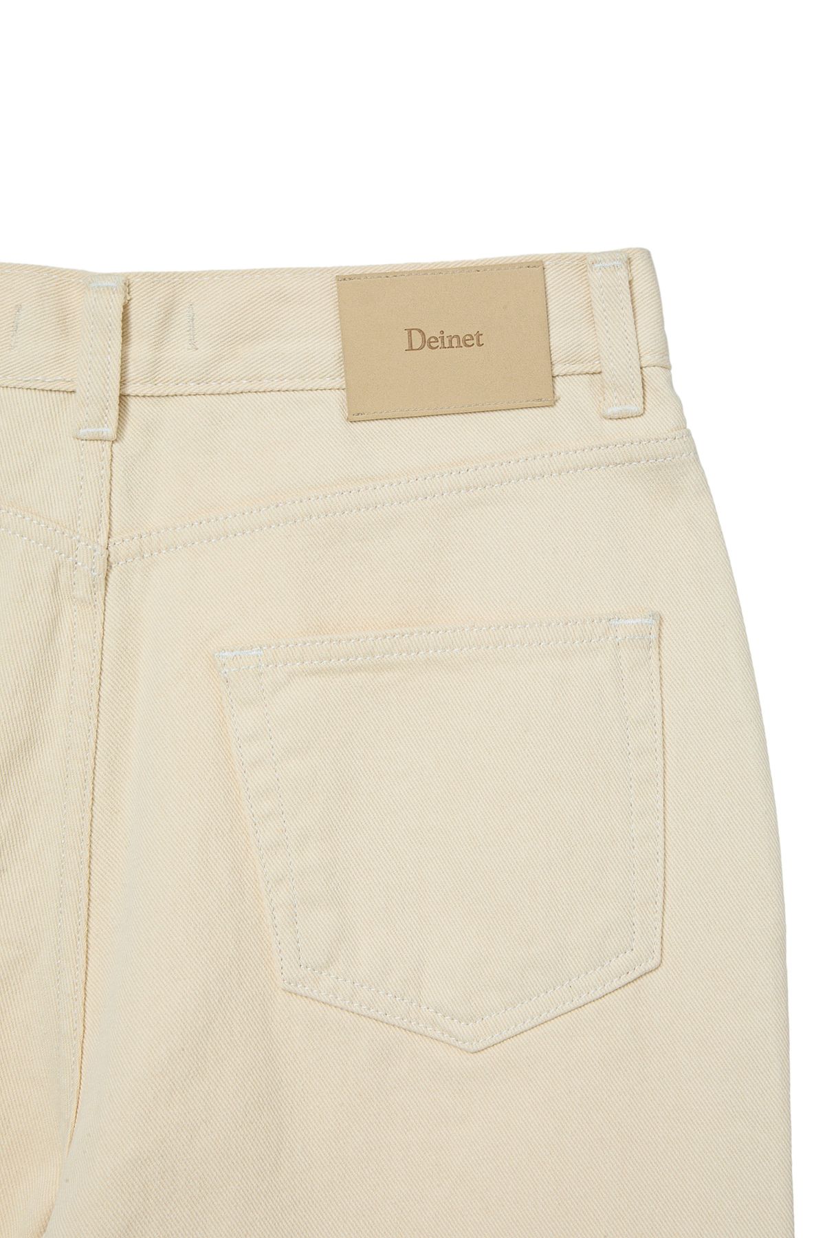 다이닛(DEINET) STRAIGHT DENIM PANTS IN OATMEAL