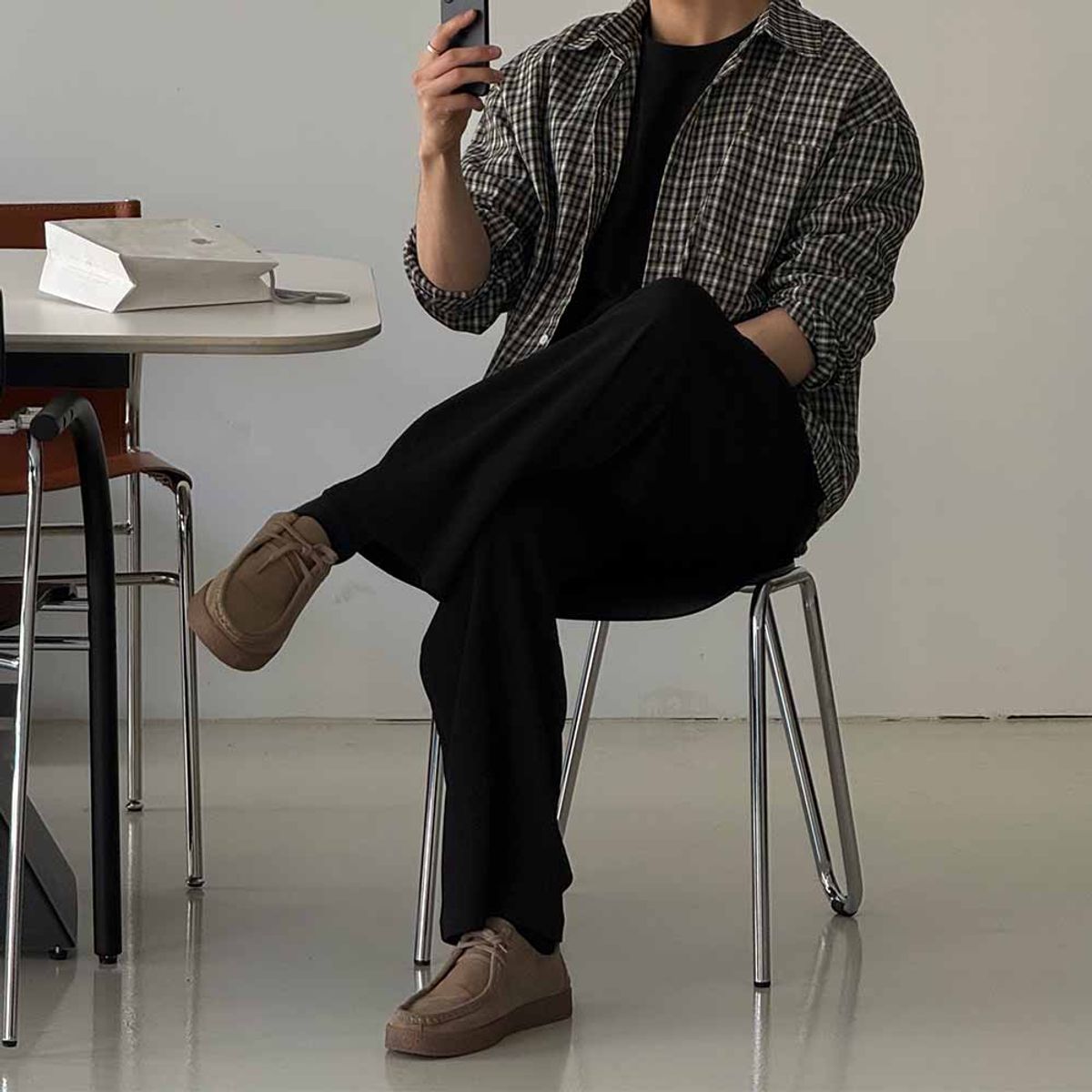 바이모노(BYMONO) [빅사이즈 26-46] 쓱쓱팬츠 구김zero 와이드 밴딩팬츠