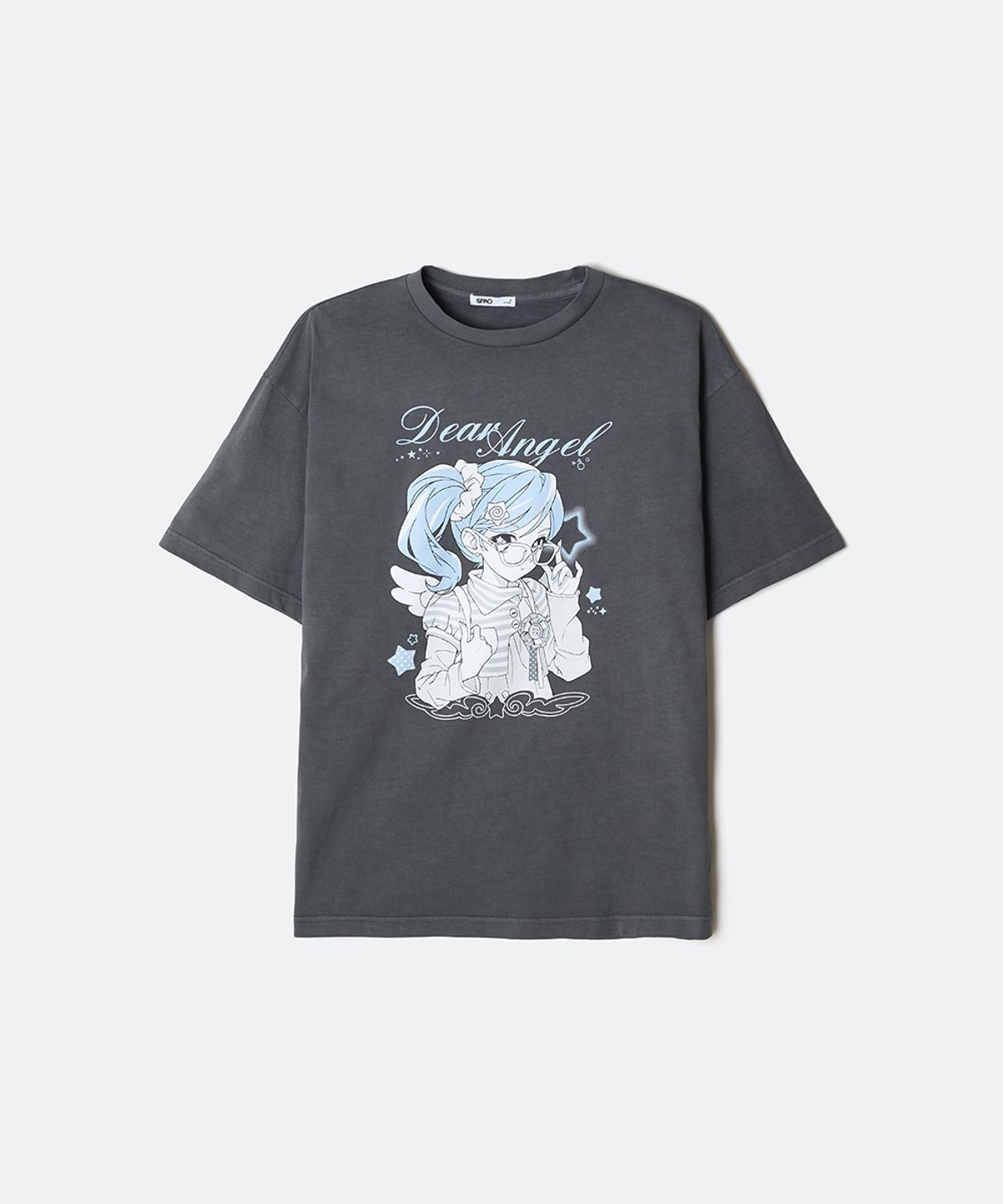 스파오(SPAO) [miigo] 반팔 티셔츠(CHARCOAL)_SPRLG25U20