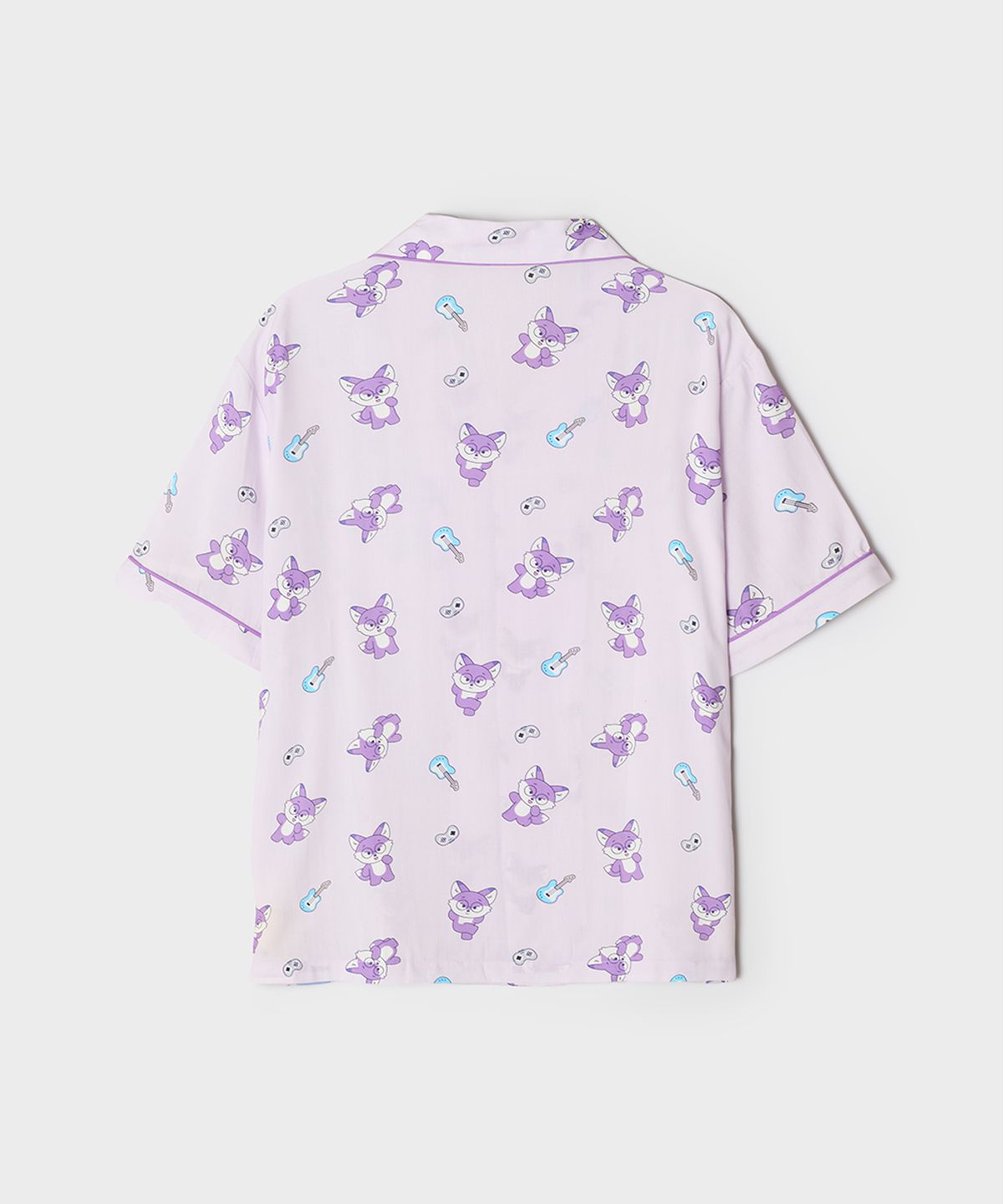 스파오(SPAO) [미니틴] 반팔 파자마(PURPLE)_SPPPG25U18
