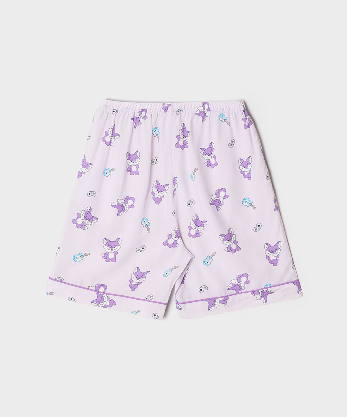 스파오(SPAO) [미니틴] 반팔 파자마(PURPLE)_SPPPG25U18