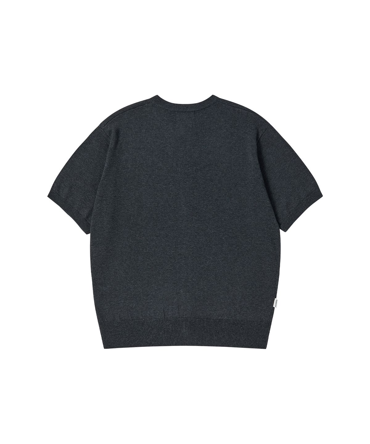 나우앤투모로우(NOWANDTOMORROW) ESSENTIAL HALF CARDIGAN [CHARCOAL]