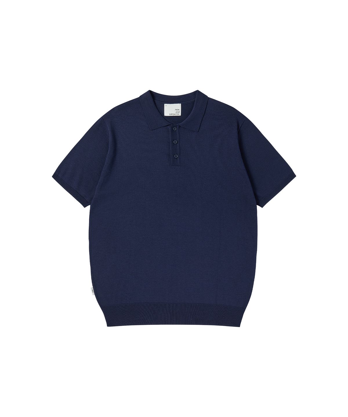 나우앤투모로우(NOWANDTOMORROW) KNIT POLO SHIRT [NAVY]