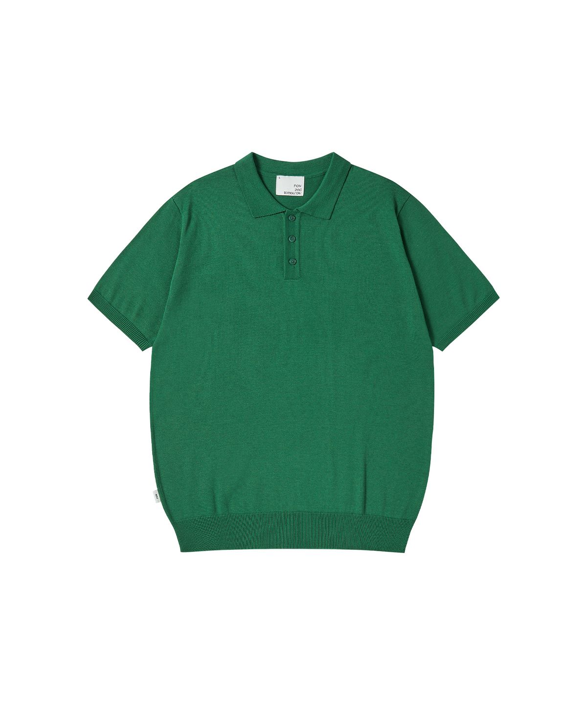 나우앤투모로우(NOWANDTOMORROW) KNIT POLO SHIRT [GREEN]