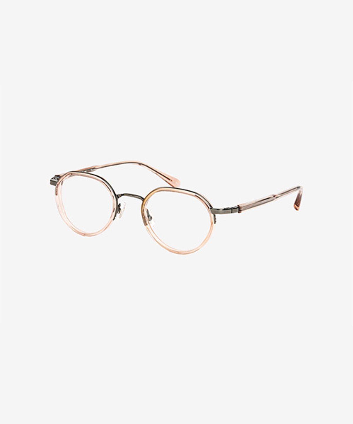 테츠오 아이웨어(TETSUO EYEWEAR) BUDDY(버디) 안경테 C3 PINK&ROSEGOLD