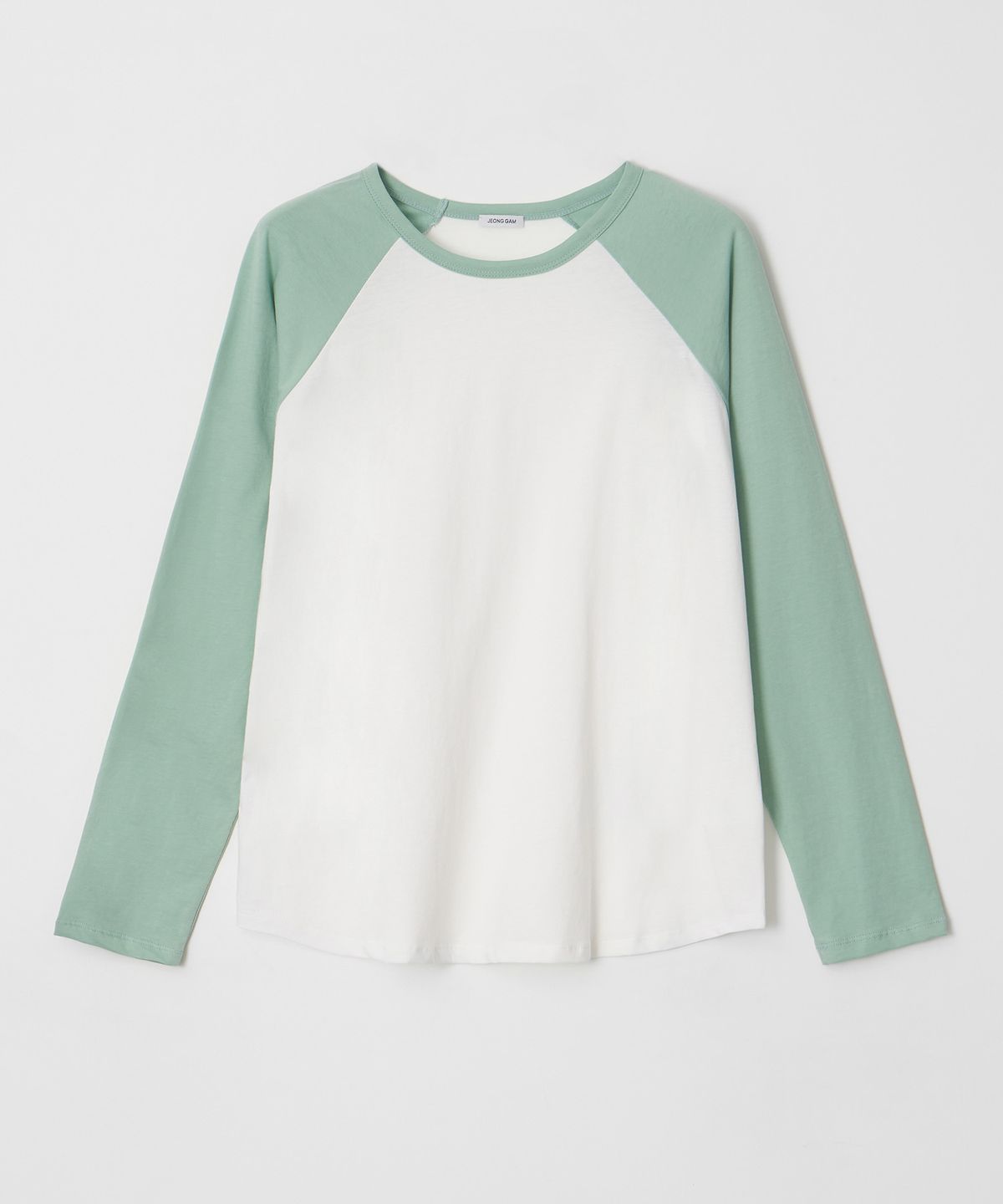 정감 스튜디오(JEONGGAM STUDIOS) Natural Color Block Reglan Long Sleeve_3 color