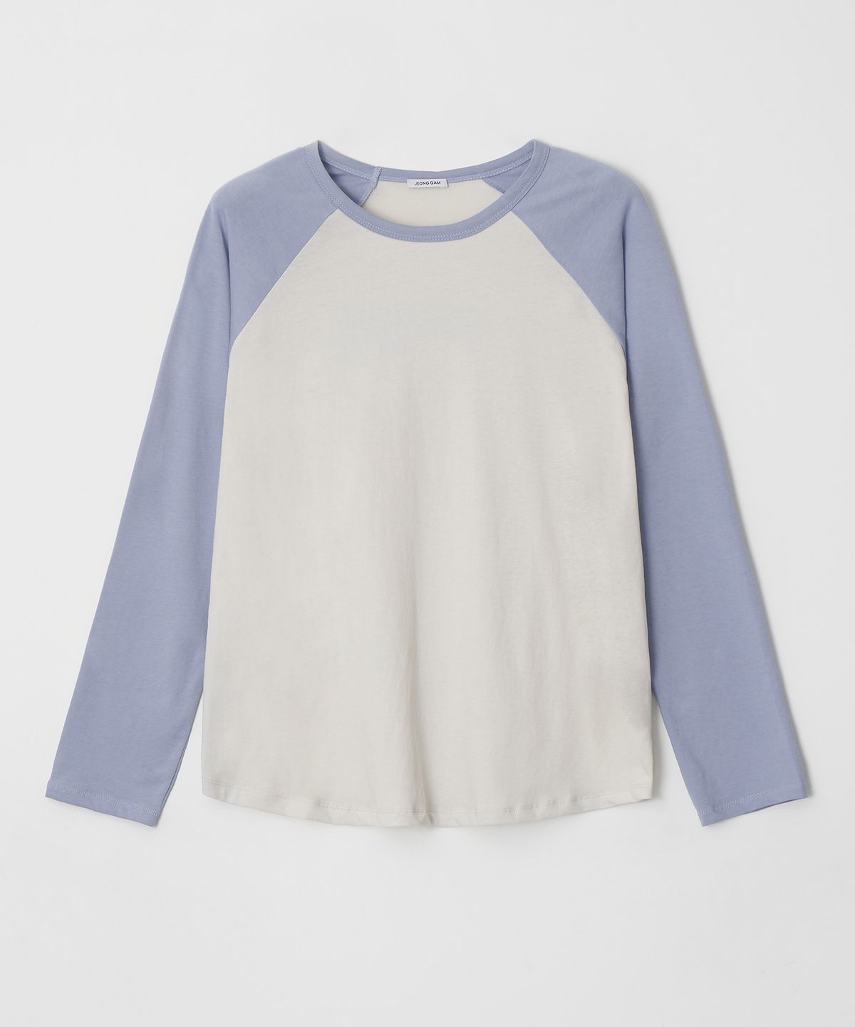 정감 스튜디오(JEONGGAM STUDIOS) Natural Color Block Reglan Long Sleeve_3 color