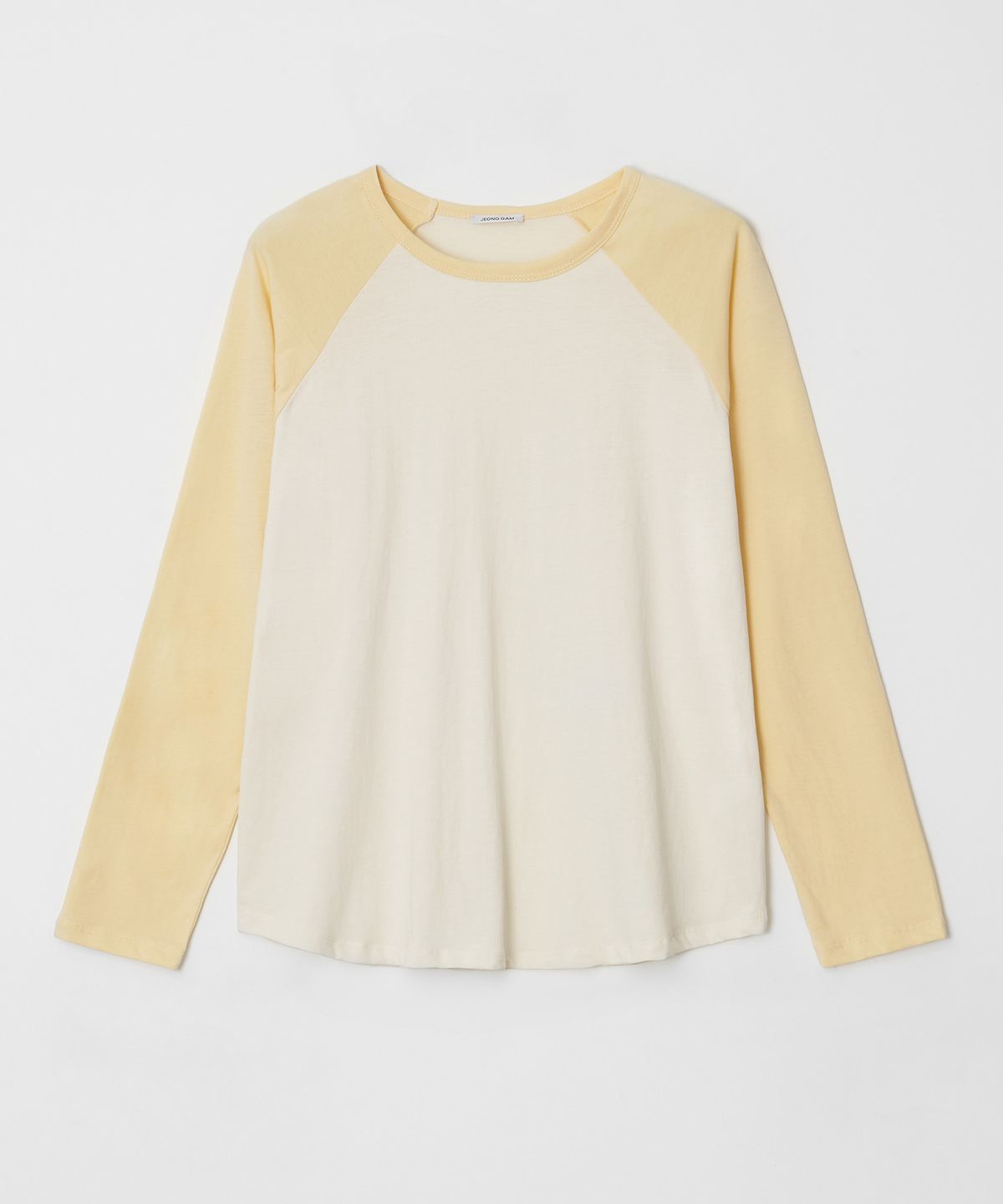정감 스튜디오(JEONGGAM STUDIOS) Natural Color Block Reglan Long Sleeve_3 color